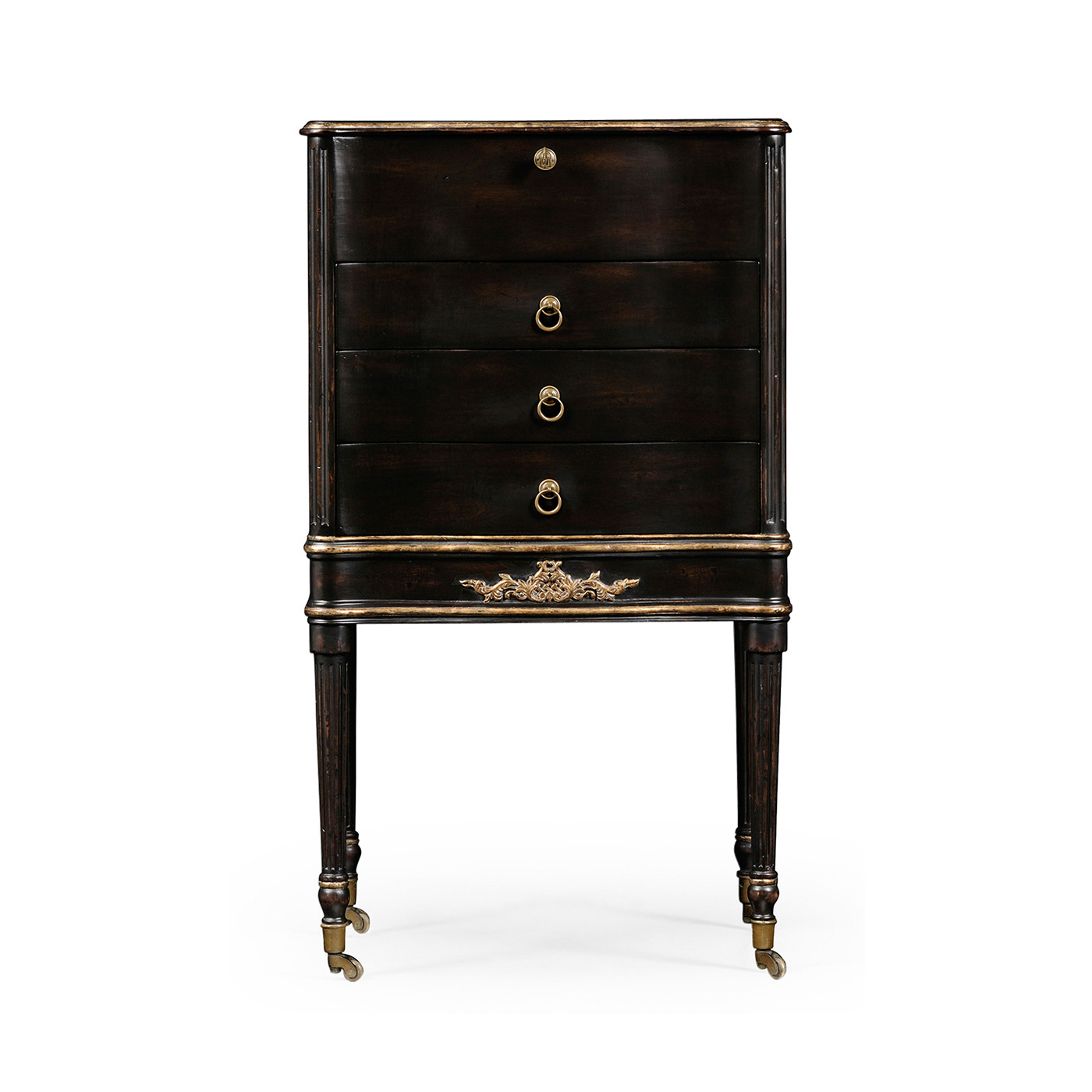 Ebonised Collectors Cabinet