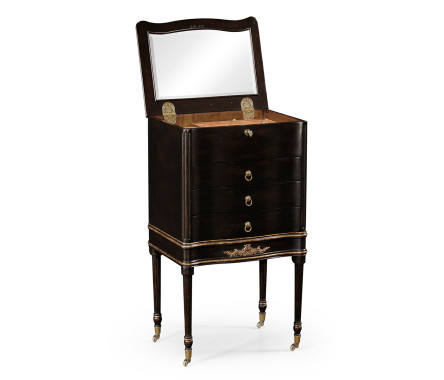 Ebonised Collectors Cabinet