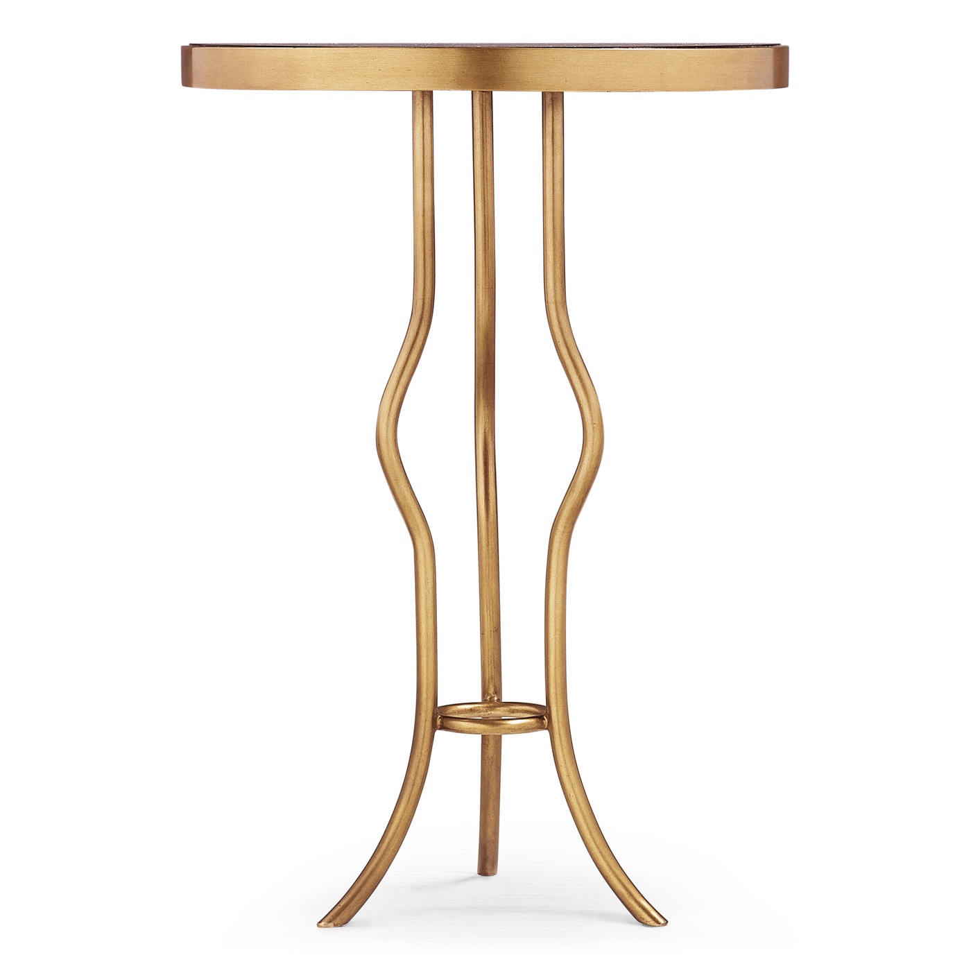 Églomisé & Gilt Iron Round Wine Table
