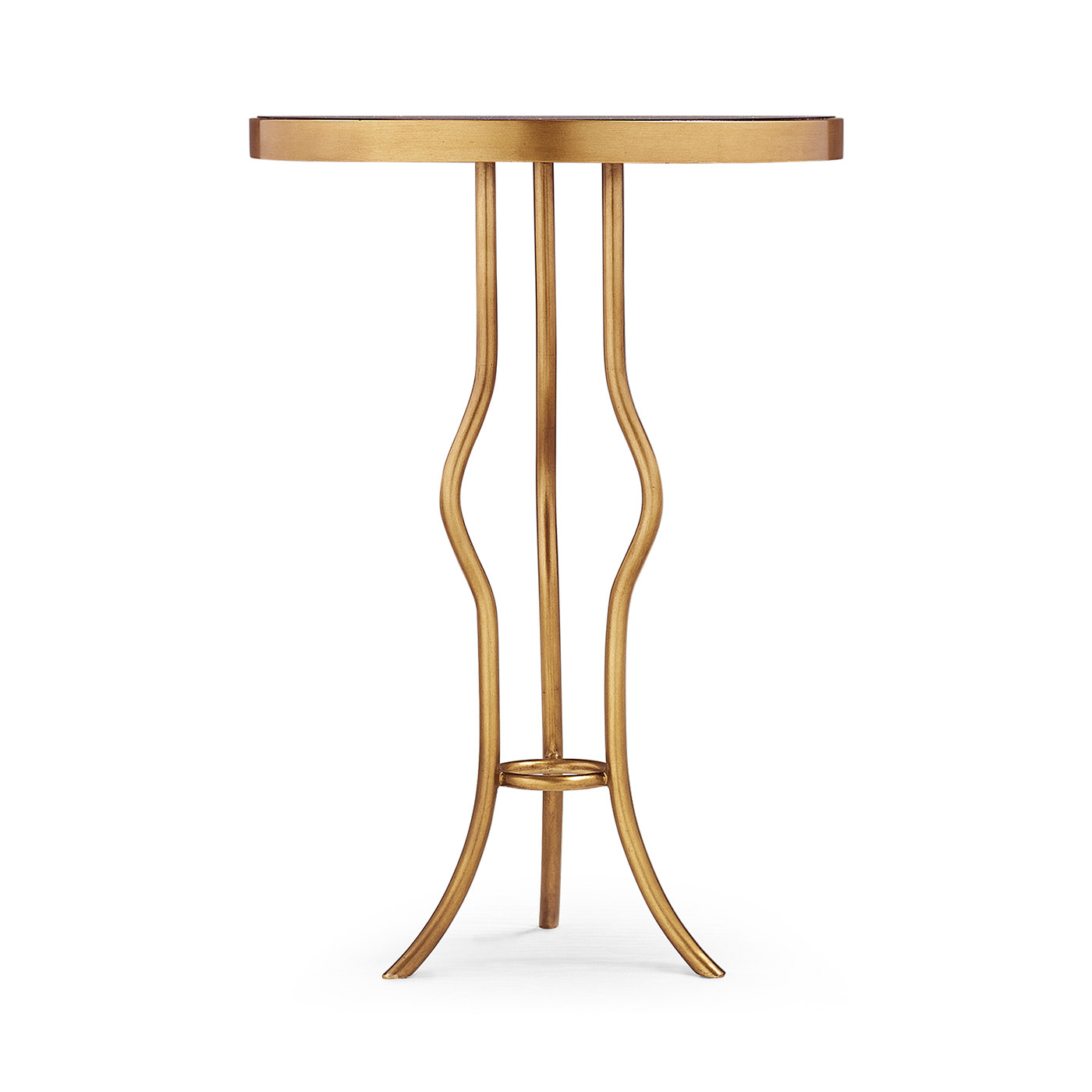Églomisé & Gilt Iron Round Wine Table