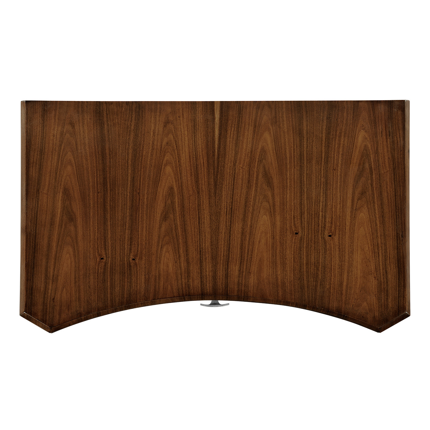 Art Deco rectangular side table with drawer and stainless steel handle (Satin)