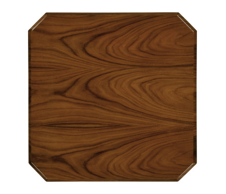 Art Deco Satin Square Side Table