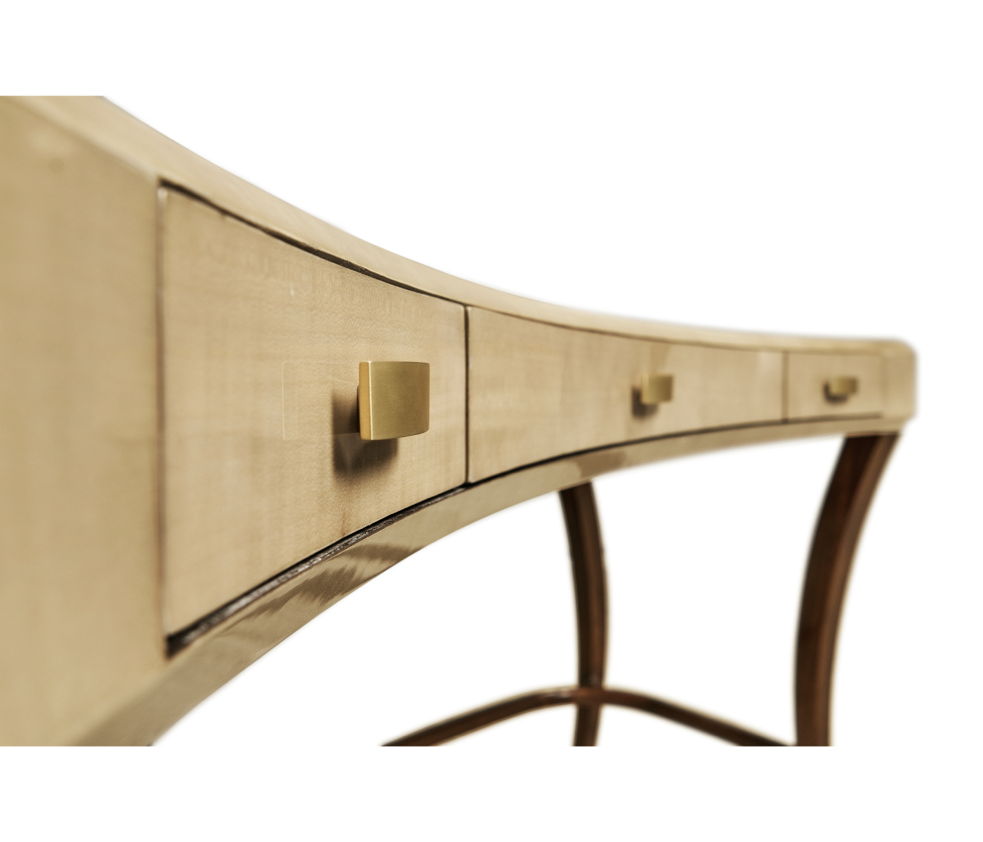 Art Deco Curved Desk