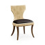 Art Deco Champagne High Lustre Klismos Chair
