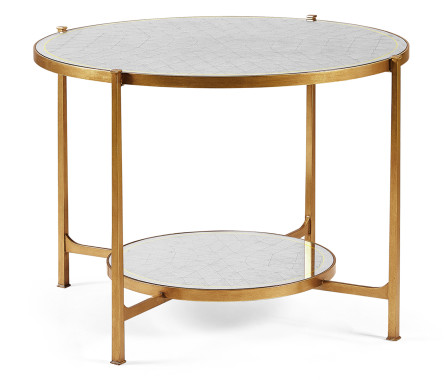 Églomisé & Gilt Iron Centre Table