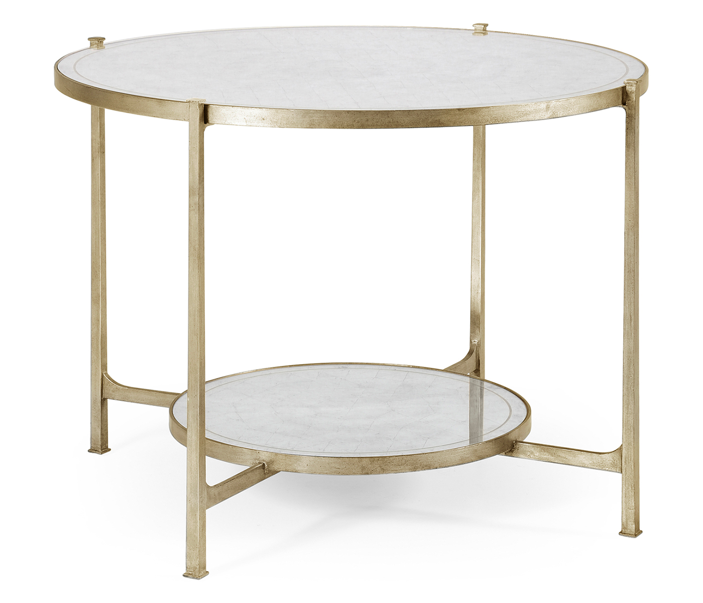 Églomisé & Silver Iron Centre Table