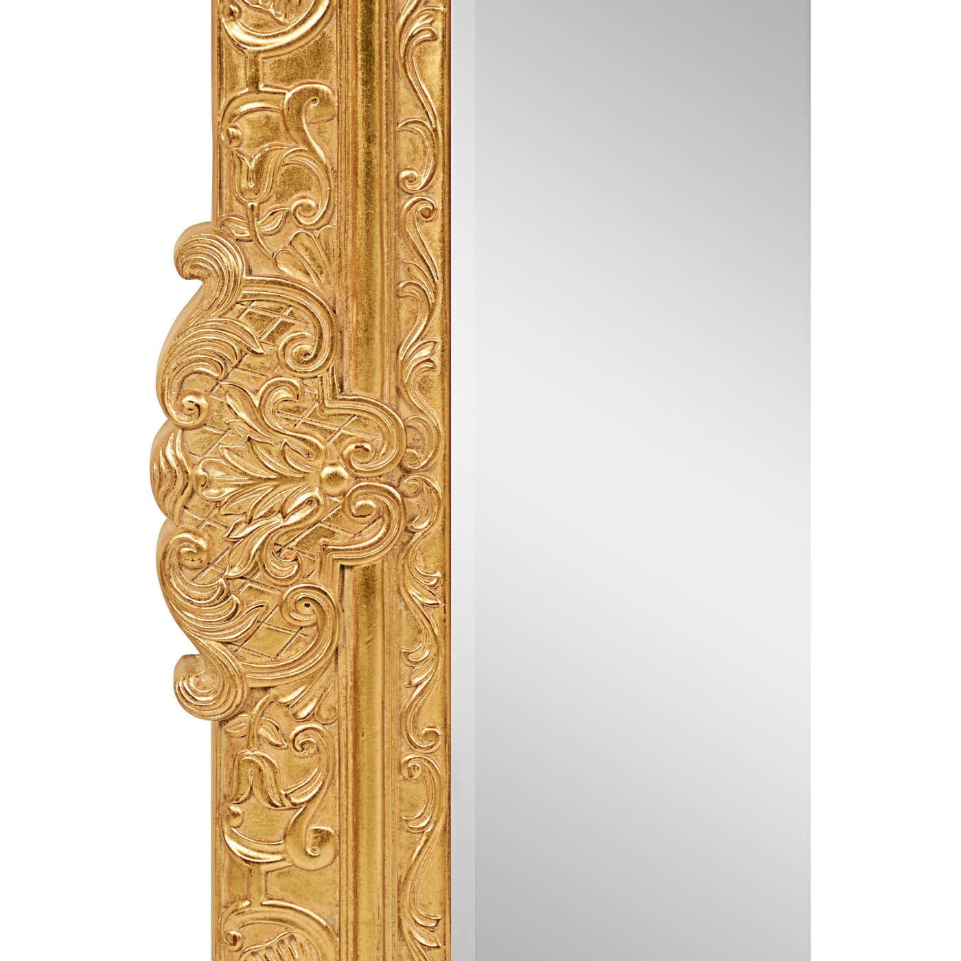 French Style Gilded Grisaille Mirror