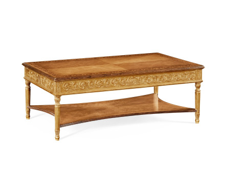 Louis XIV Style Rectangular Coffee Table