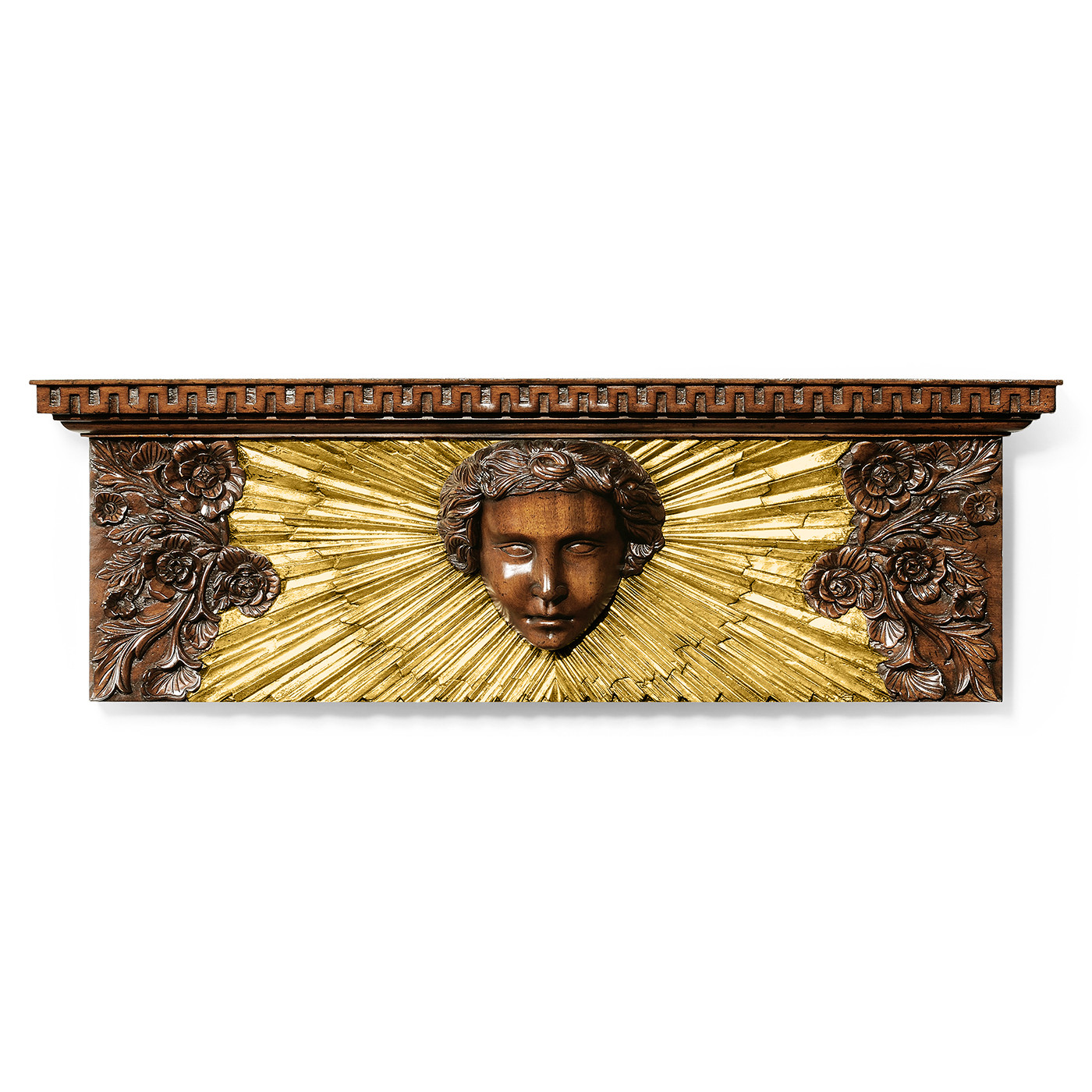 Wood Carved Mahogany Decoration