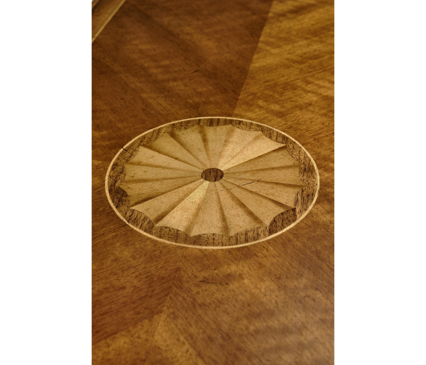 Satinwood Adjustable Sofa/Bed Table