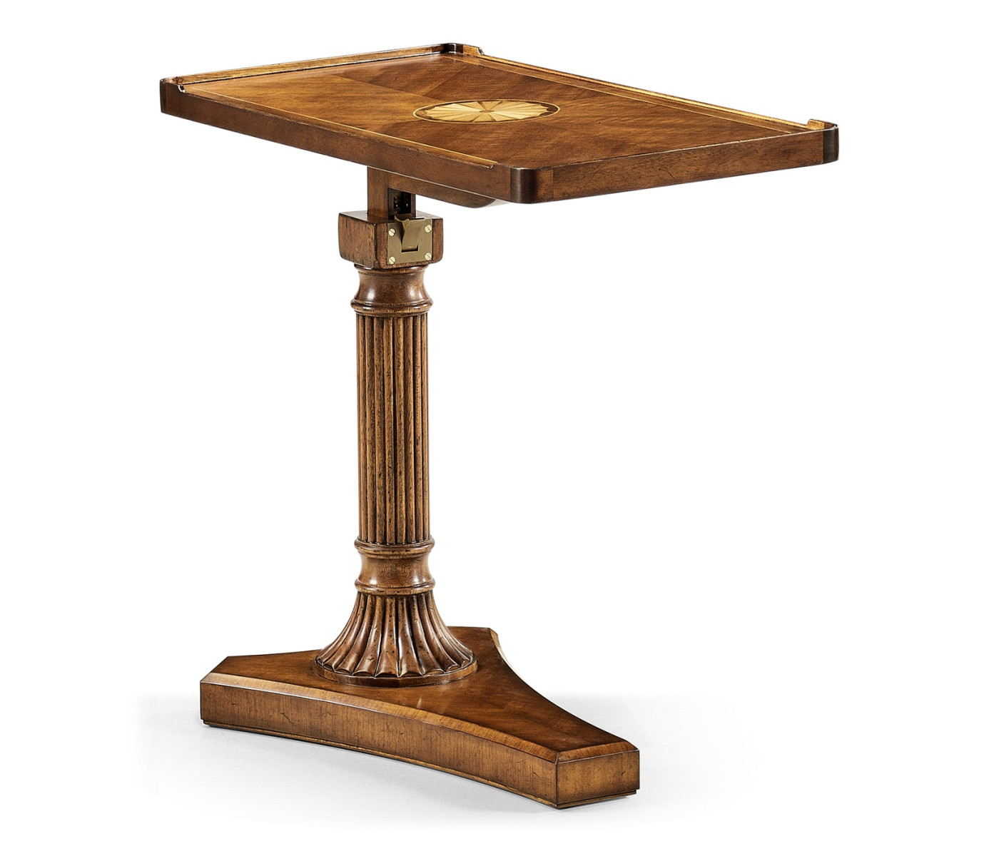 Satinwood Adjustable Sofa/Bed Table