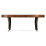 Art Deco Satin Oval Coffee Table 