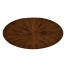 Art Deco Satin Oval Coffee Table 