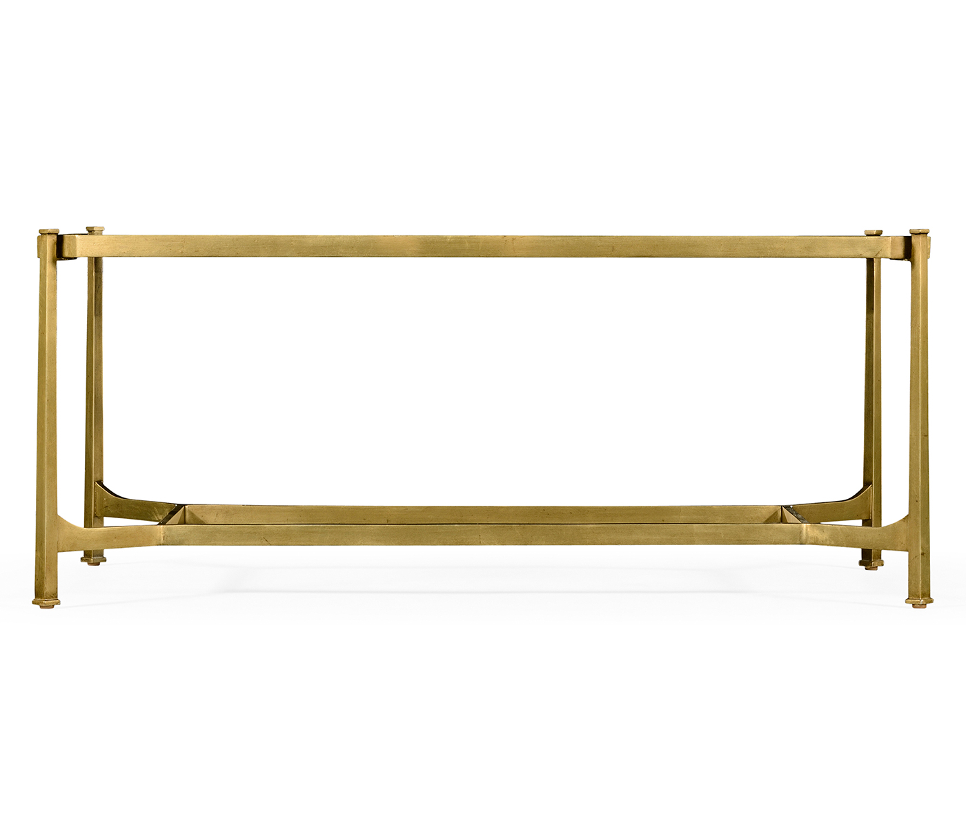 Antique Mirror & Gilded Rectangular Coffee Table