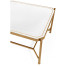 Églomisé & Gilded Iron Rectangular Coffee Table