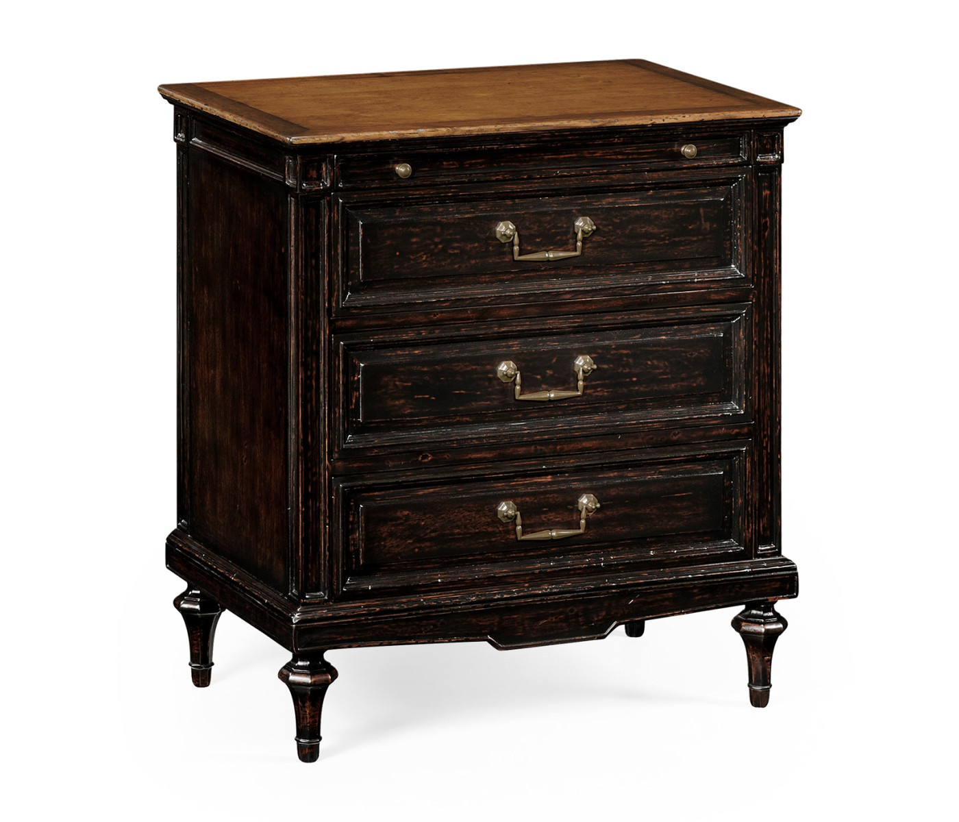 Directoire style bedside chest (Walnut)
