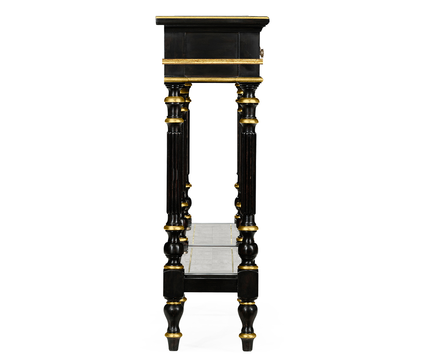 Black & Mirrored console