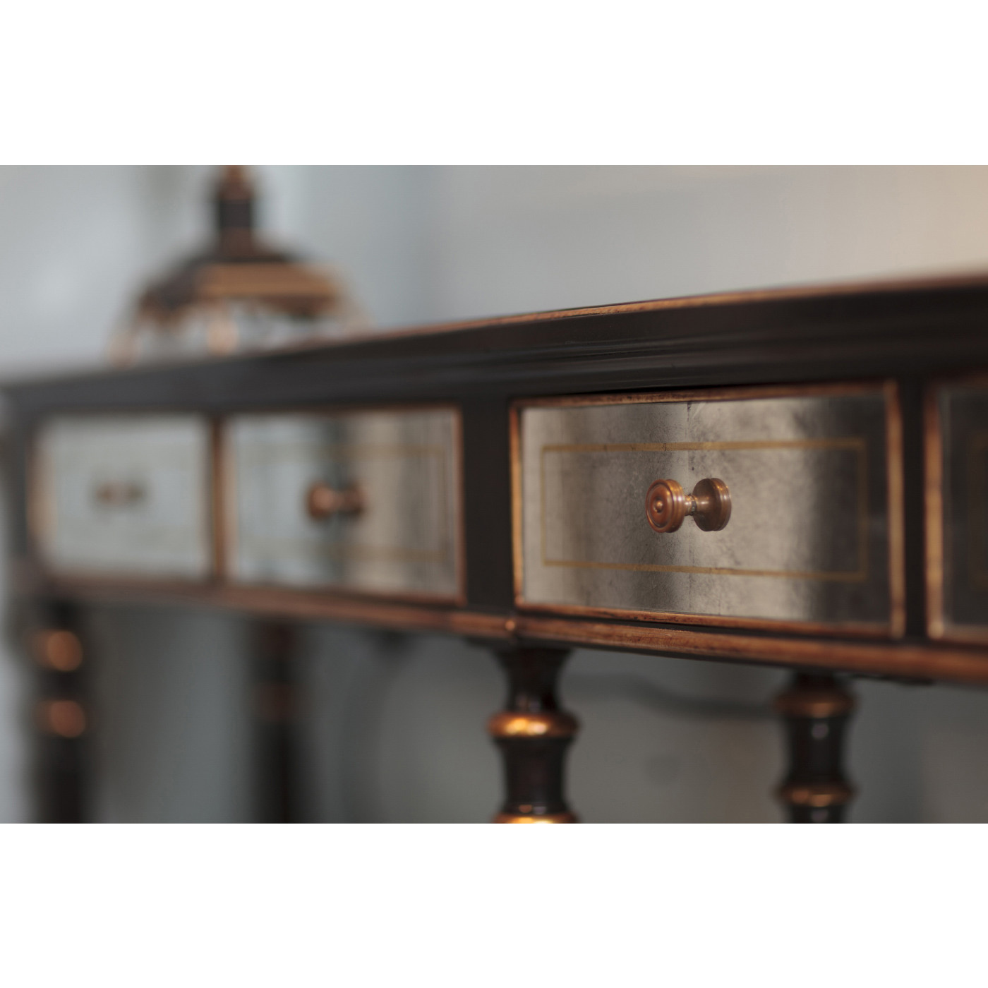 Black & Mirrored console