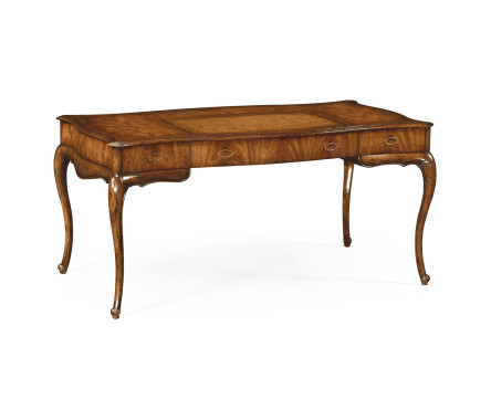 Serpentine Walnut Desk
