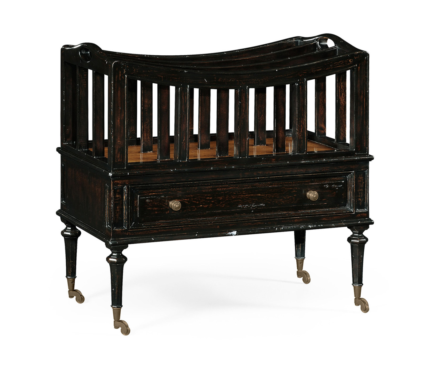 Ebonised Canterbury with Drawer