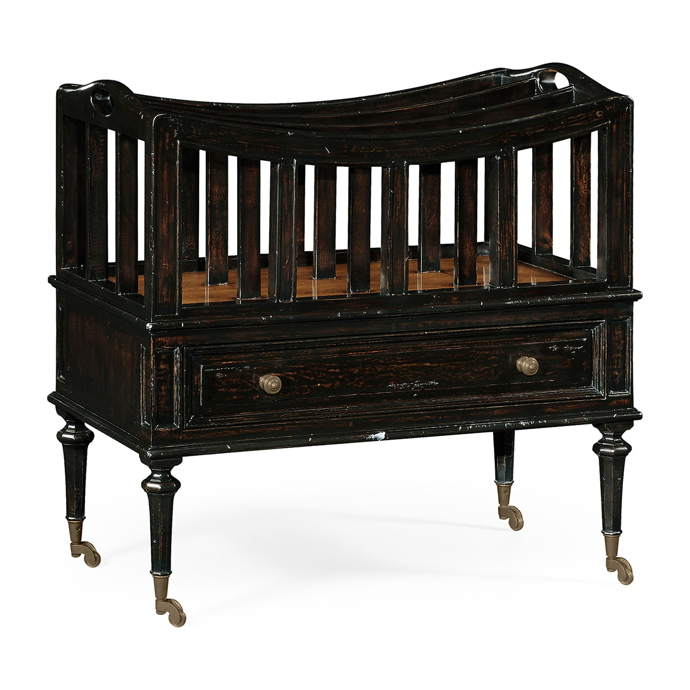 Ebonised Canterbury with Drawer