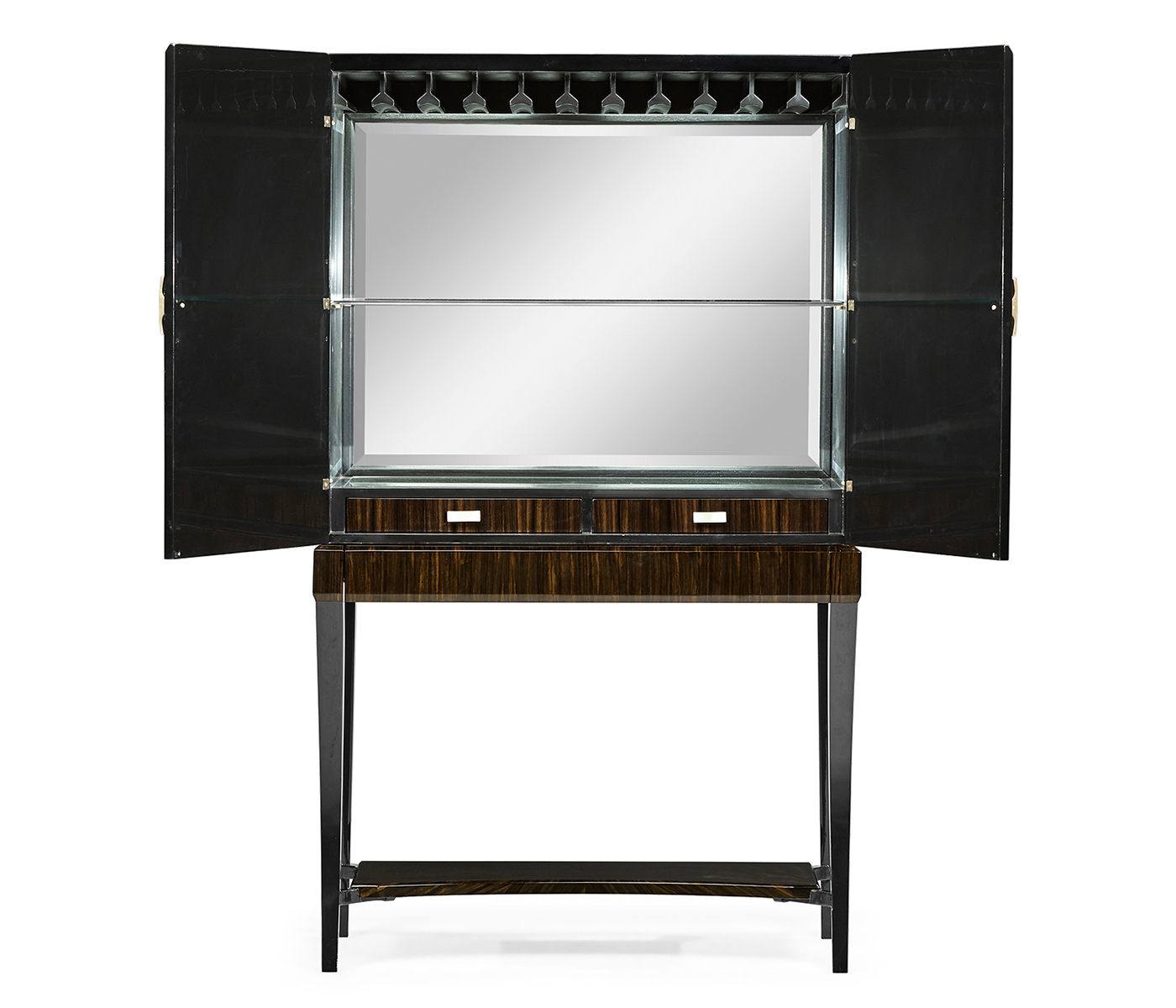 Art Deco Macassar Ebony High Lustre Drinks Cabinet