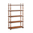 Gadrooned five-tier étagère