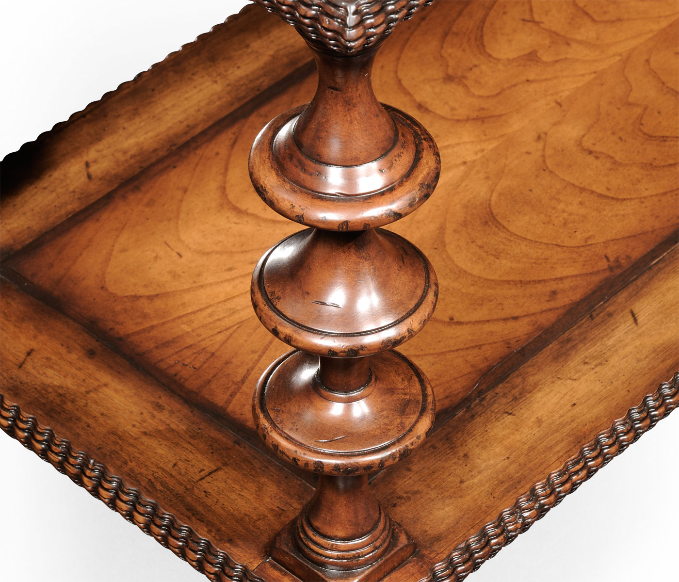 Gadrooned five-tier étagère