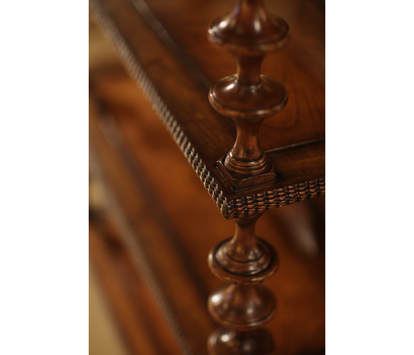 Gadrooned five-tier étagère