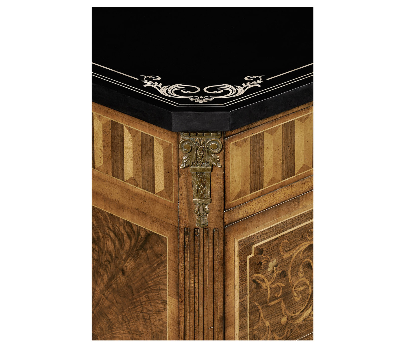 Italian Commode with Black Scagliola Top (Large)