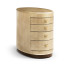Art Deco Oval Chest of Drawers