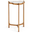 Églomisé & Gilded Iron Trefoil Lamp Table