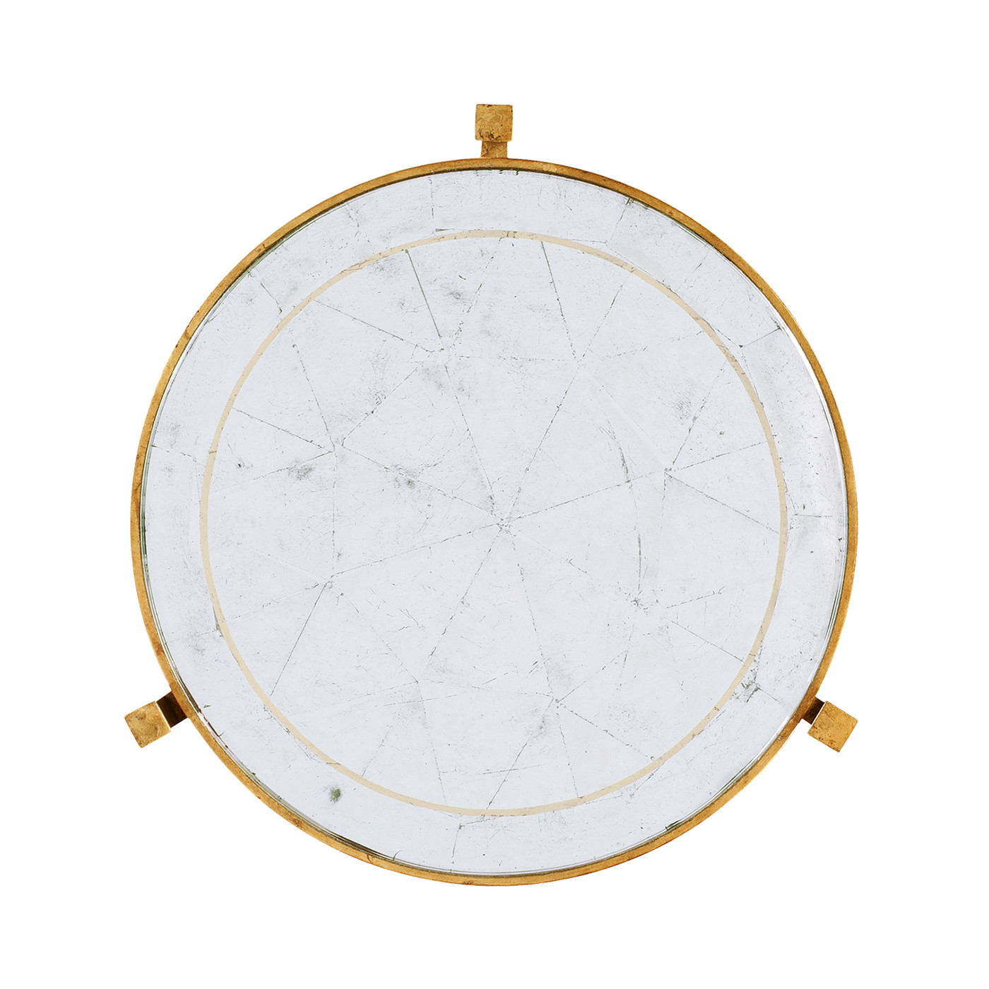 Églomisé & Gilded Iron Wine Table