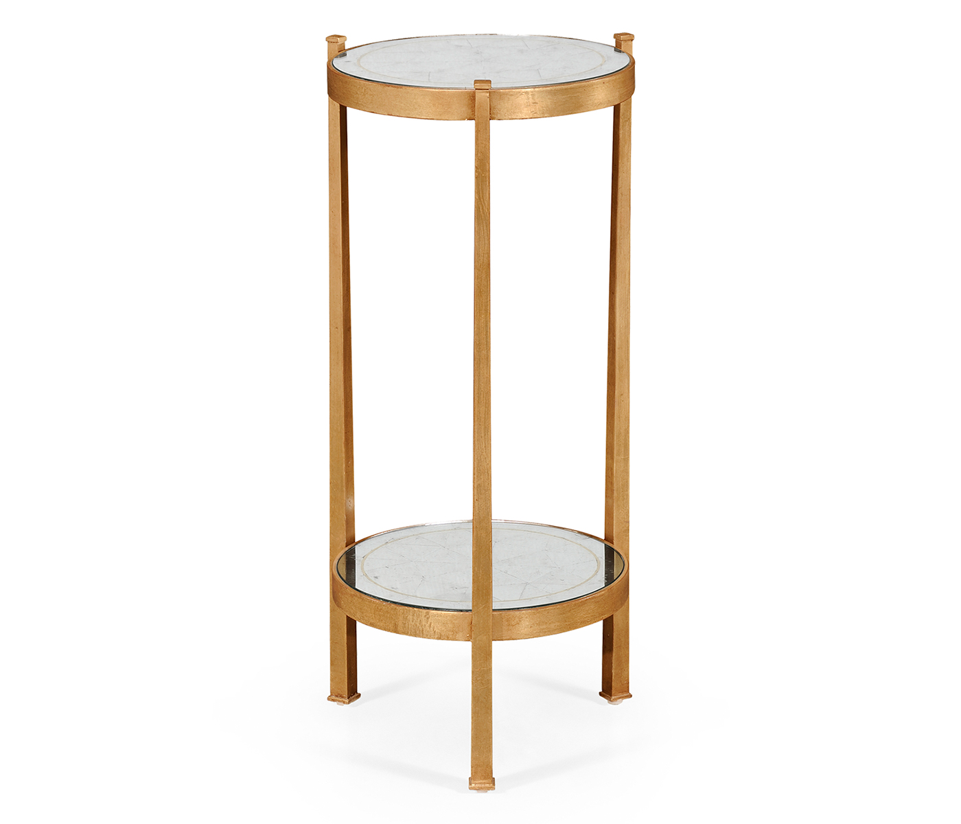 Églomisé & Gilded Iron Wine Table