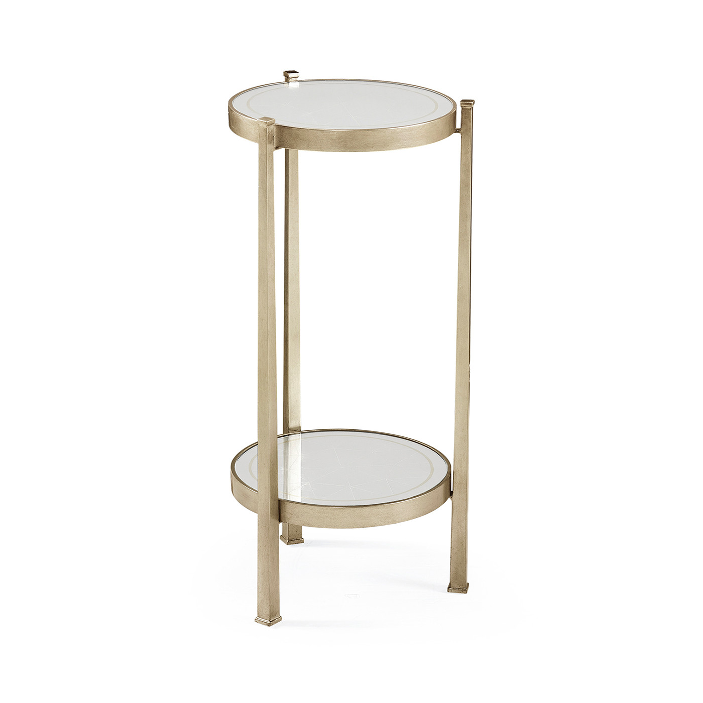 Églomisé & Silver Iron Wine Table