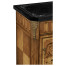 Small Satinwood & Black Scagliola Italian Commode
