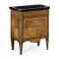 Small Satinwood & Black Scagliola Italian Commode