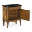 Small Satinwood & Black Scagliola Italian Commode