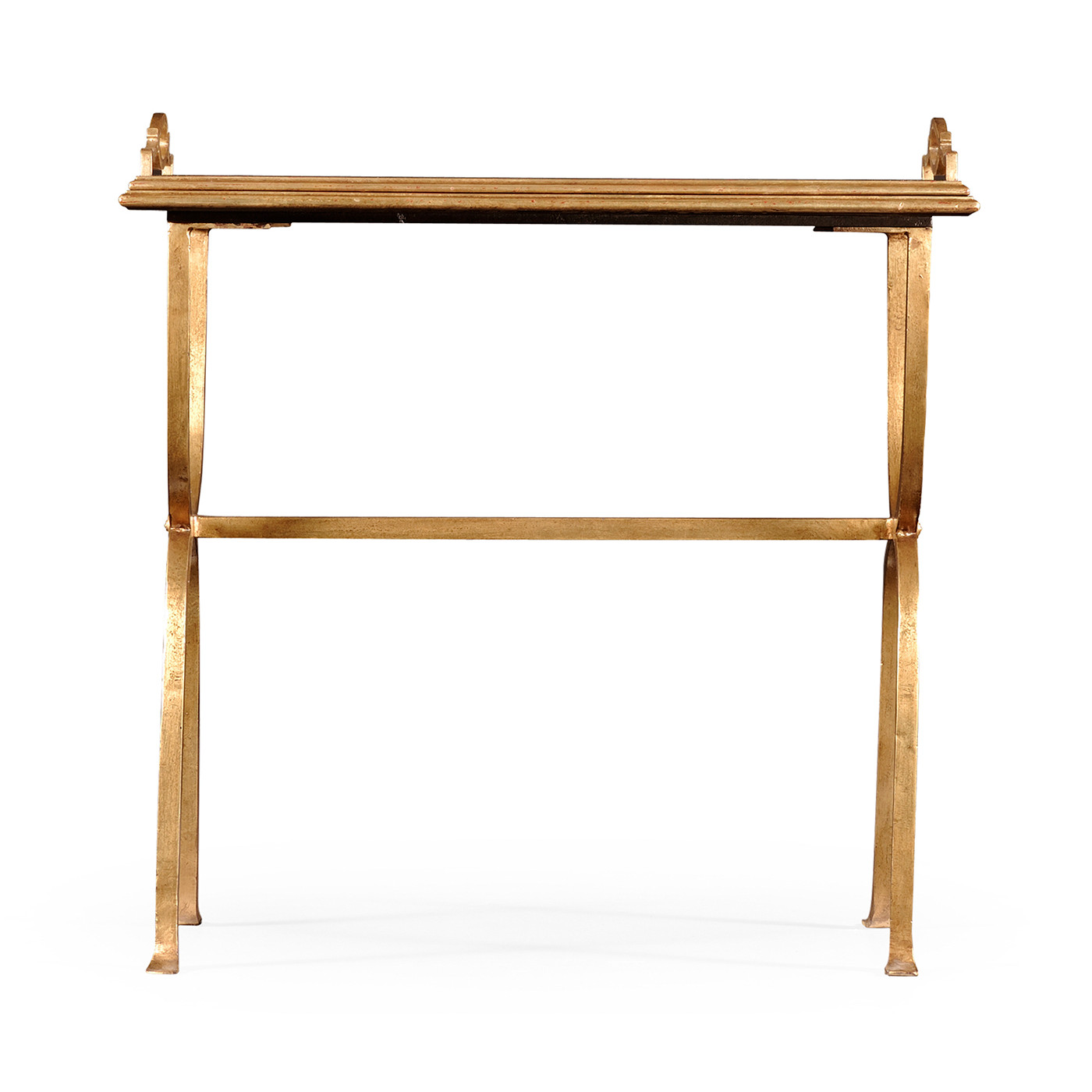 Églomisé & Gilded Iron Tray Table