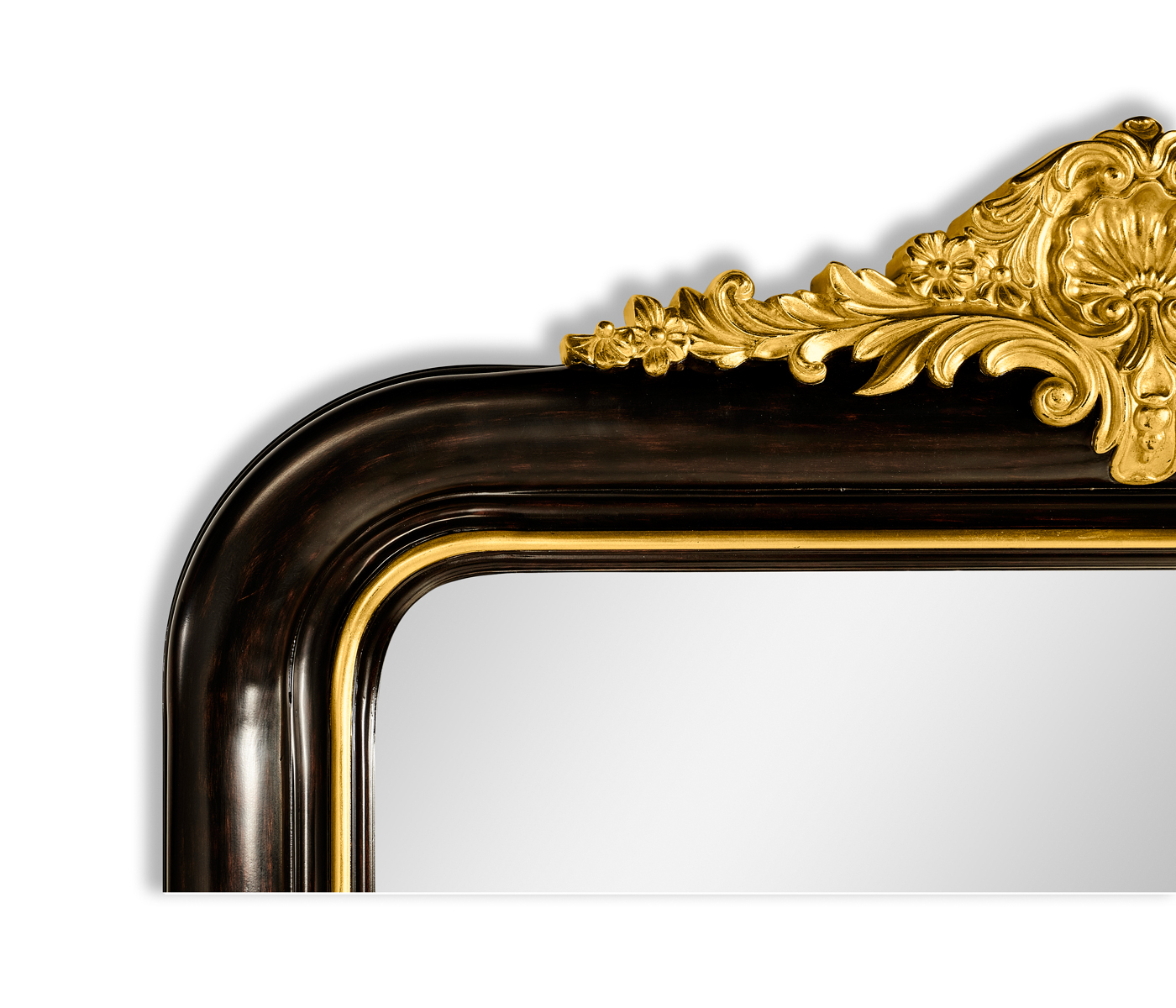Black & Gilded Mirror (Full Length)