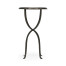 Églomisé & Bronze Iron Lamp Table with Bunched Legs