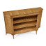 Biedermeier style low bookshelf