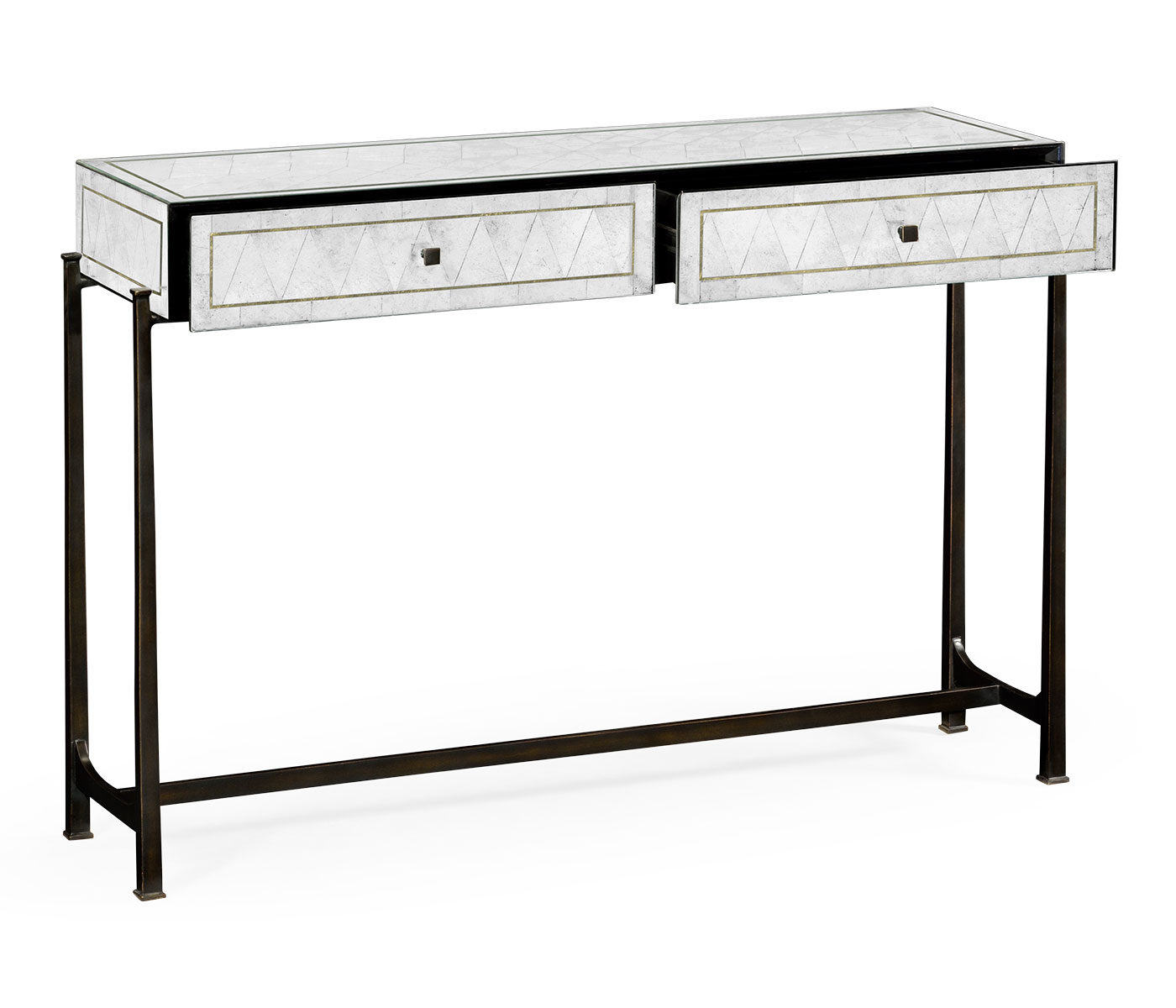 Églomisé & Bronze Console