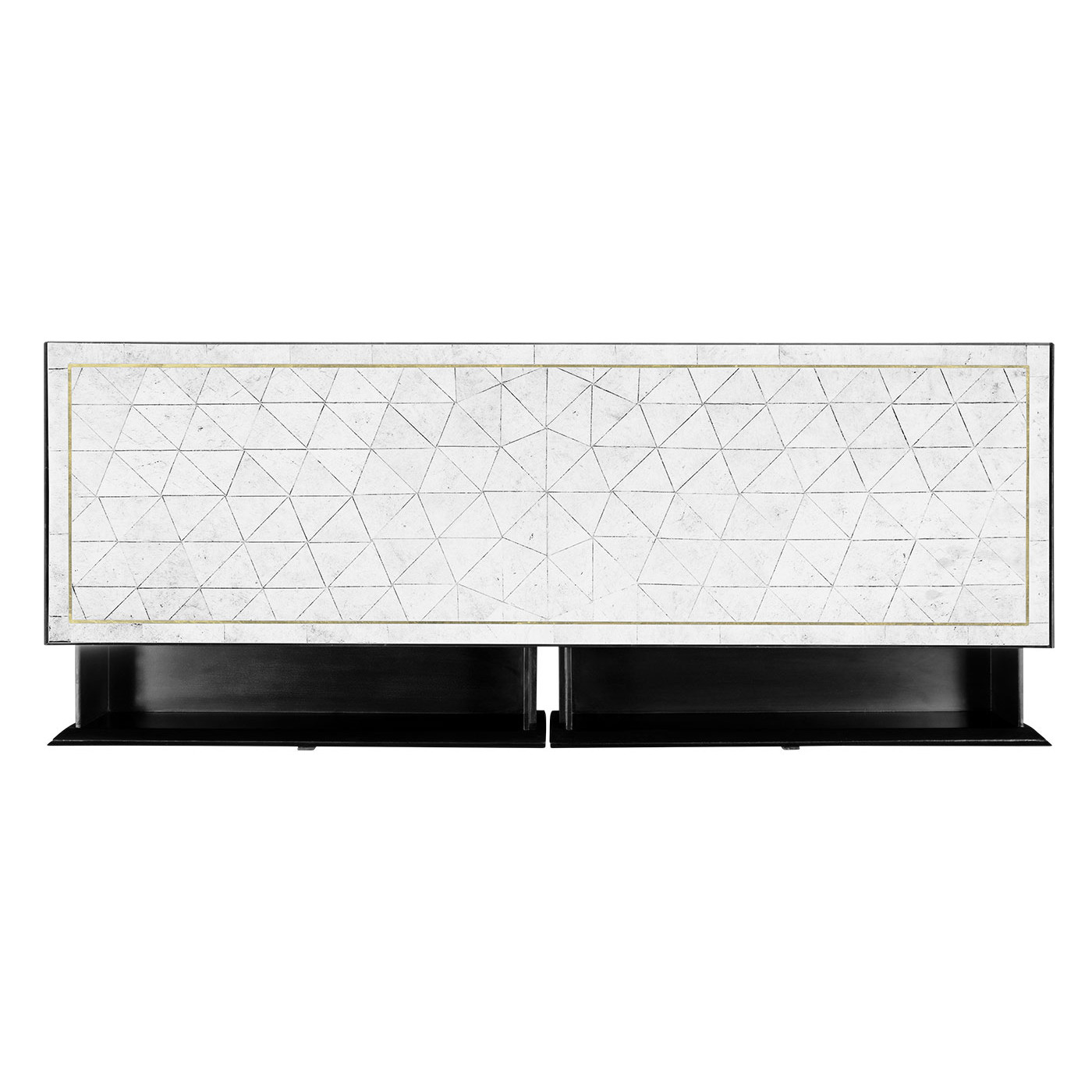 Églomisé & Bronze Console