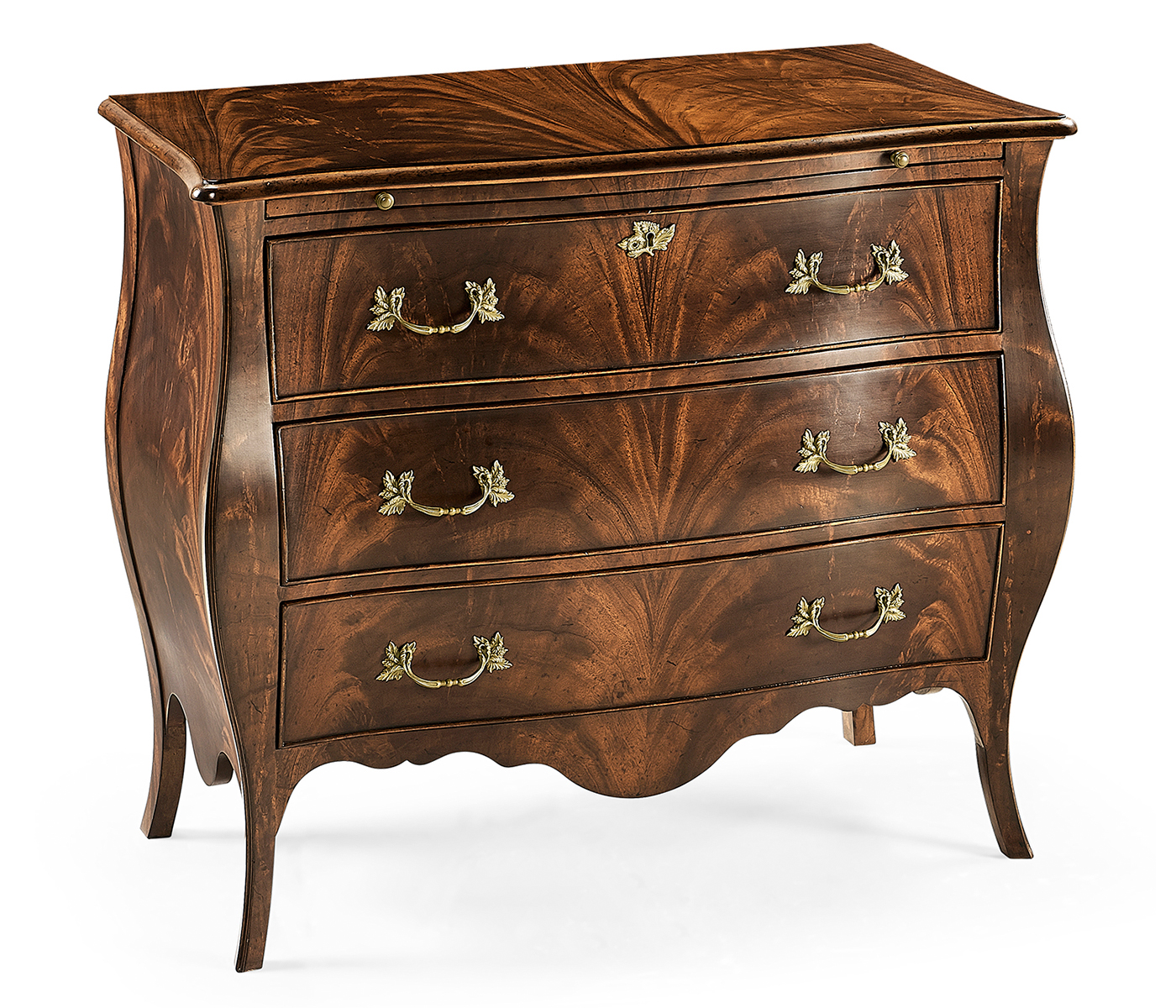 Mahogany Bombé Chest