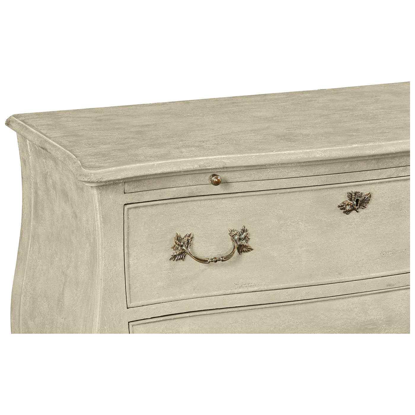 Grey Painted Bombé Chest