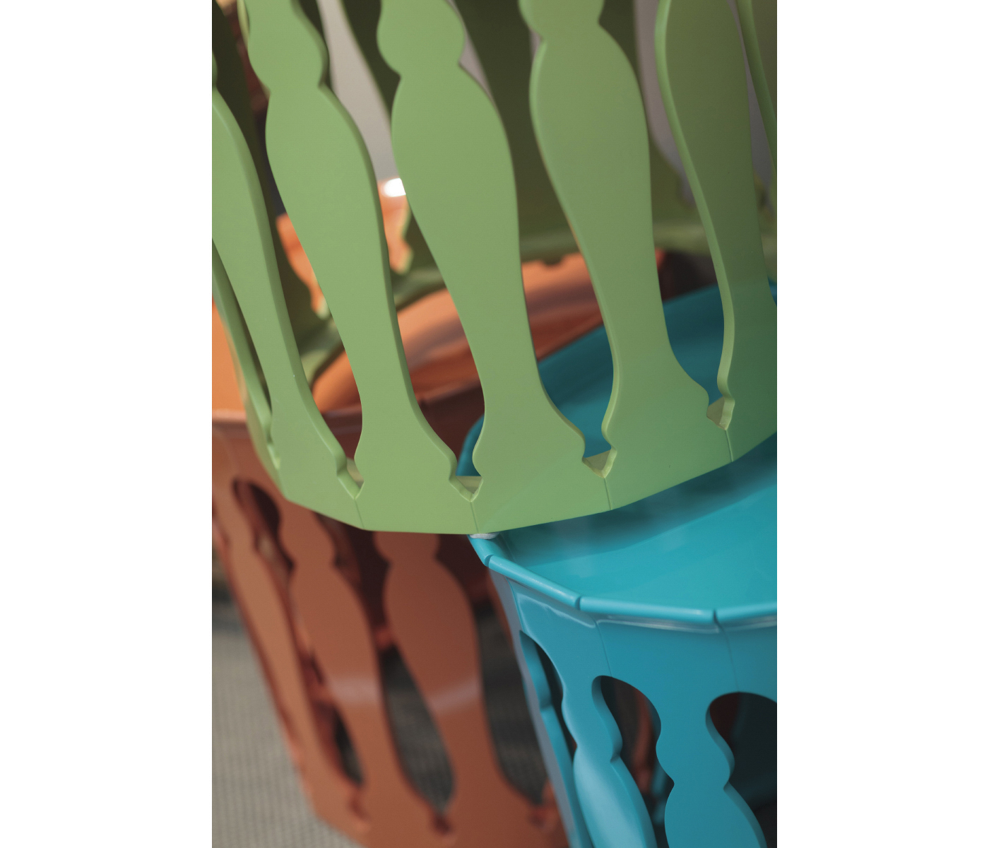 Moorish sofa tables (Aruba Blue)