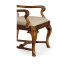 Queen Anne style dining or fireside chair (Arm)