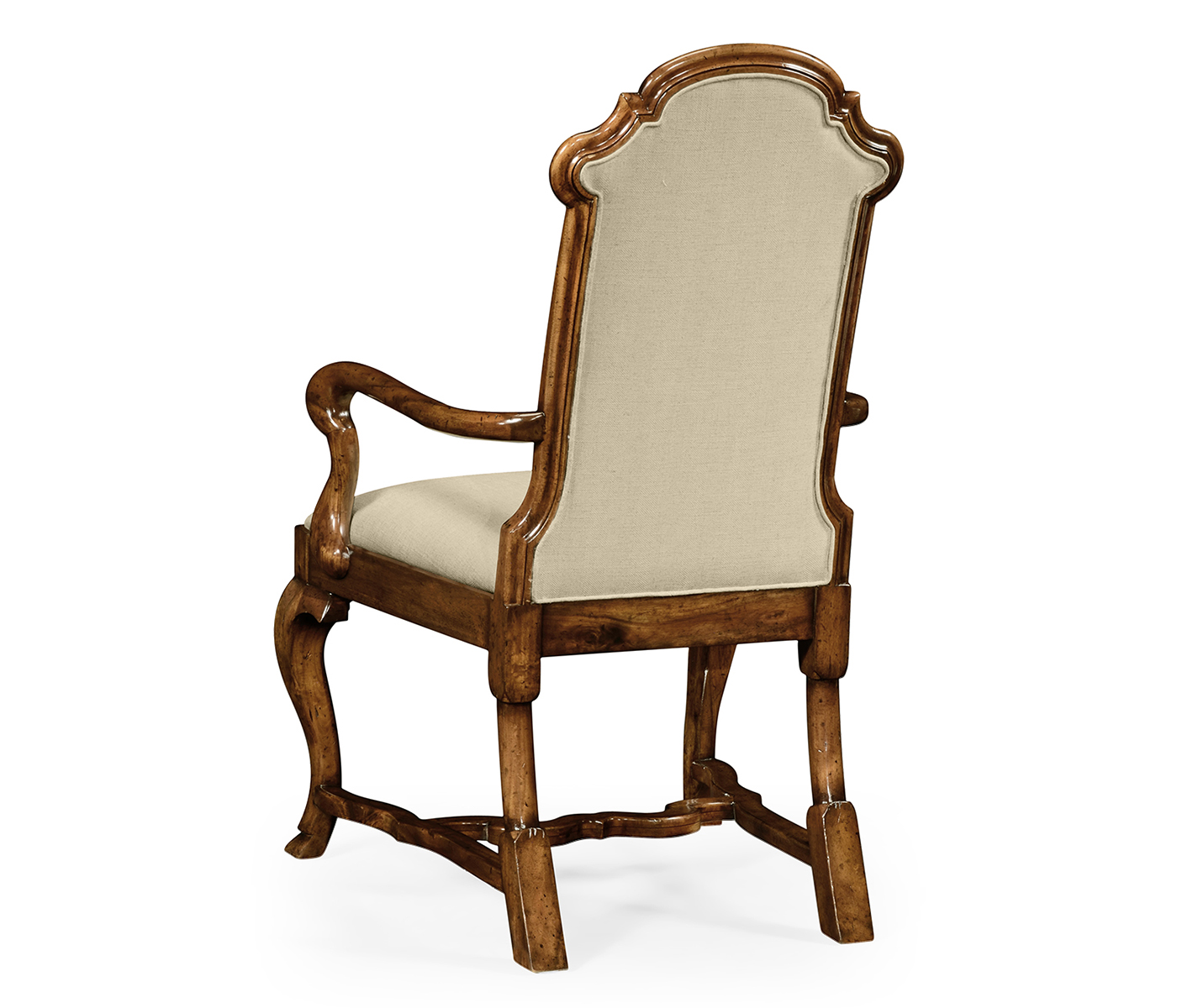 Queen Anne style dining or fireside chair (Arm)