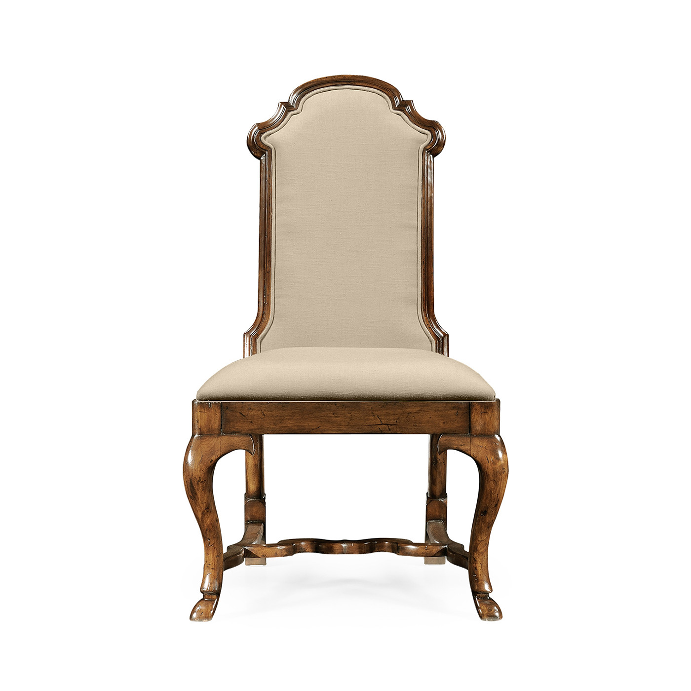 Queen Anne style dining or fireside chair (Side)